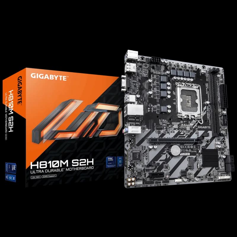 Placa de baza Gigabyte H810M S2H, Socket 1851, DDR5, Micro-ATX