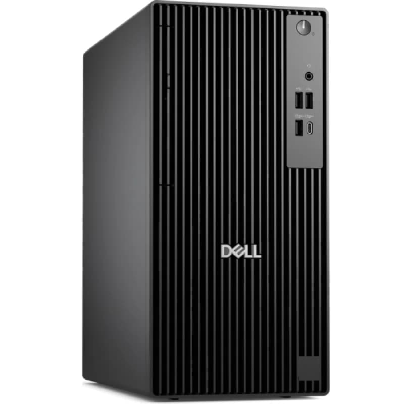 Desktop Business Dell Pro QCT1250 cu procesor Intel Core i7-14700 pana la 5.4 GHz, 16 GB DDR5, 512GB SSD, AMD Radeon RX 7400, Windows 11 Pro, Black