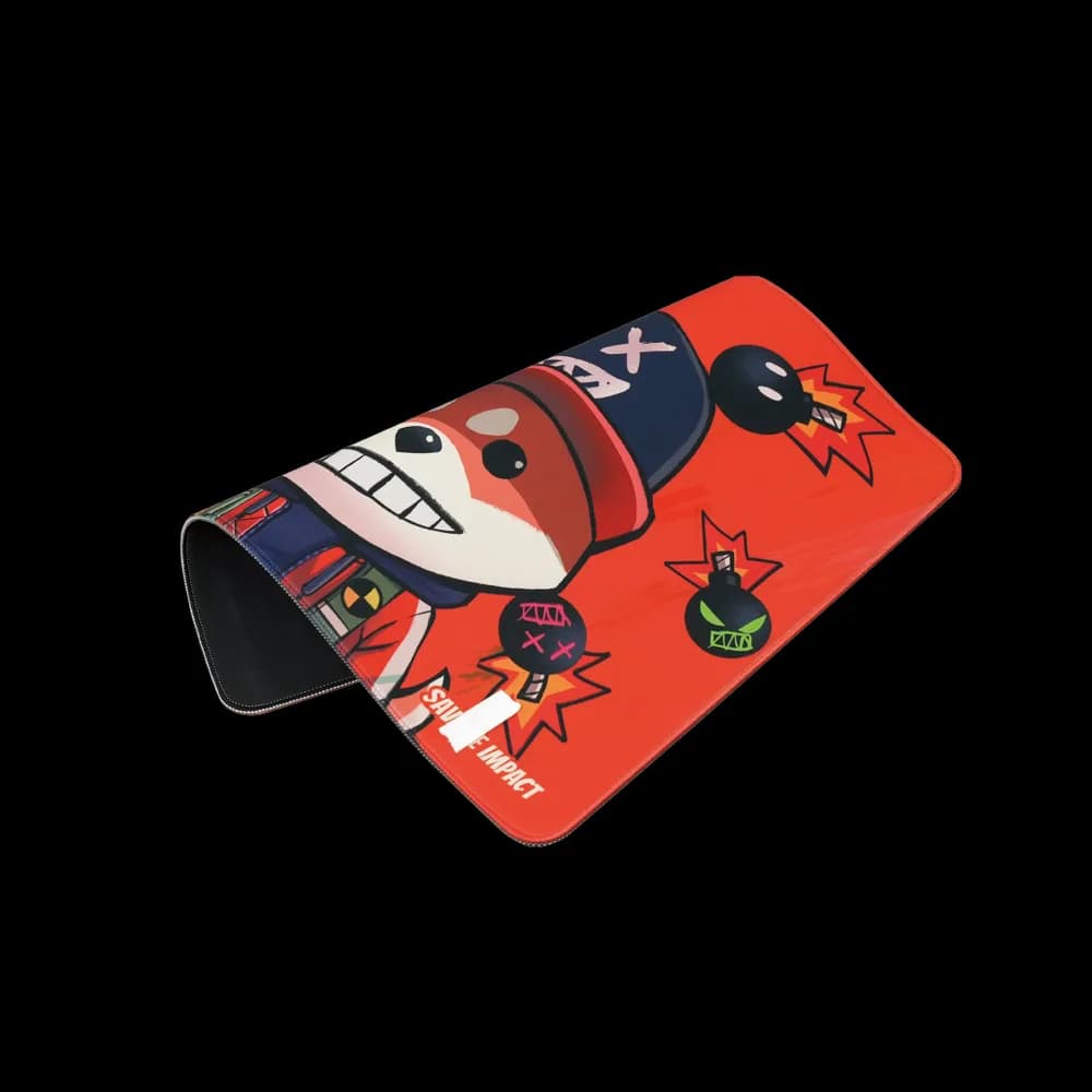 MousePAD A4TECH - gaming, Bloody "BP-45" Proxy Boom Fire, cauciuc si material textil, 451 x 400 x 5 mm, imagine, "BP-45 Proxy Boom Fire" 4711421 000956 — miniatură