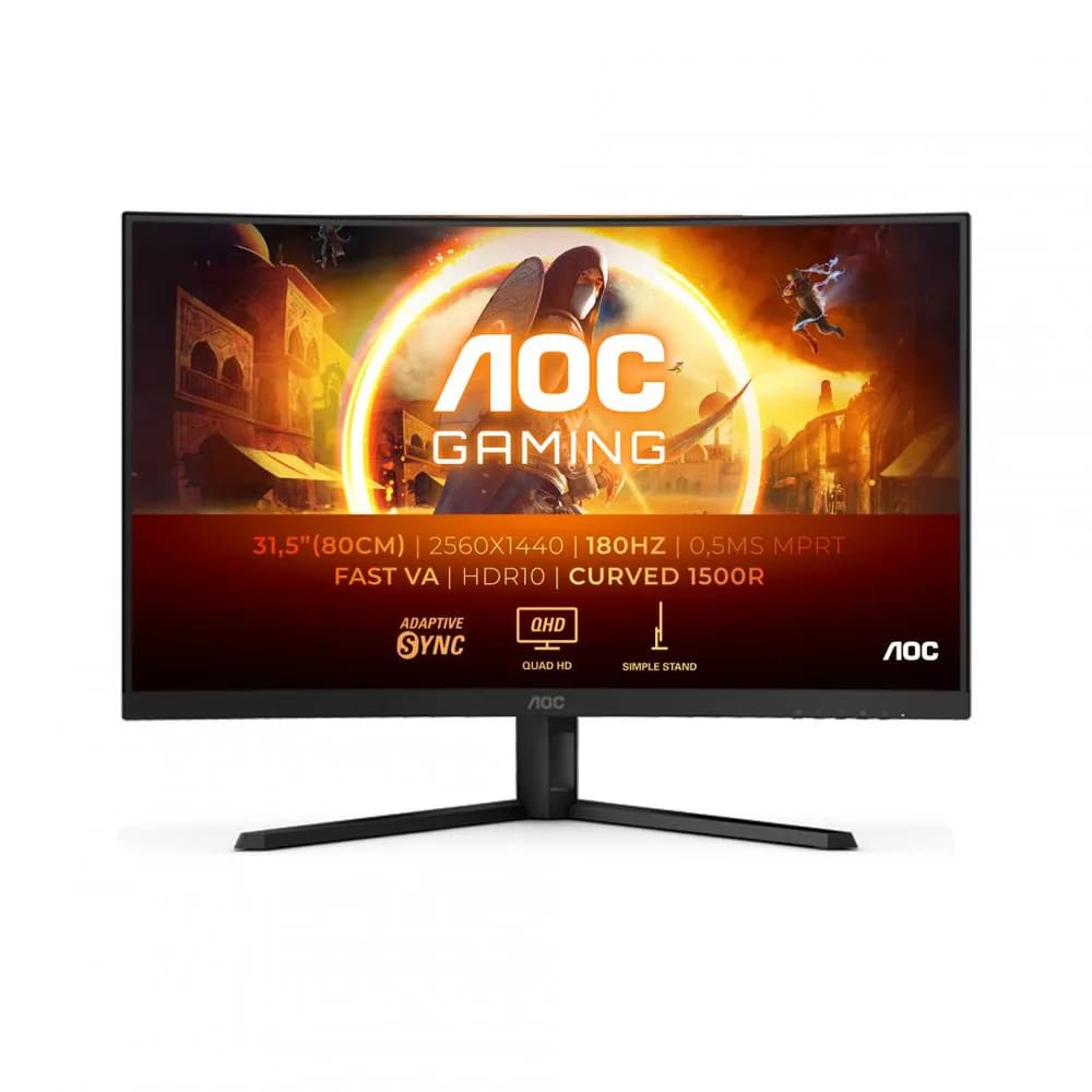 Monitor Gaming AOC CQ32G4VE, 31.5", 2560 x 1440 pixeli, Black Grey
