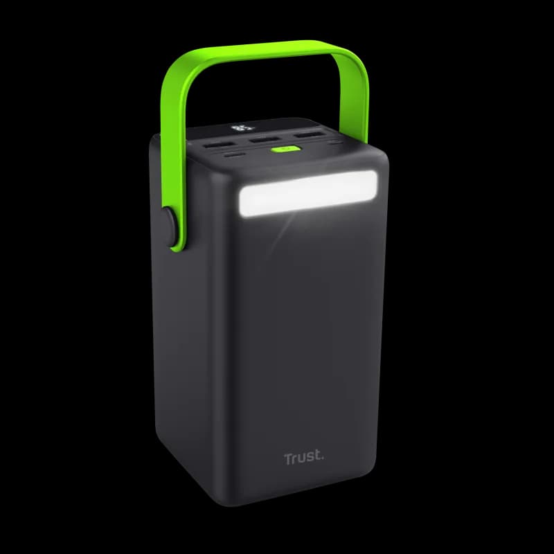 Baterie externa Trust Redoh, 4 porturi, capacitate 50000 mAh, negru