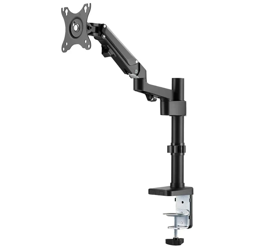 Brat monitor Neomounts DS70-750BL1; pentru display-uri cu diagonale 17"-27", sistem de prindere VESA 75x75~100x100, greutate maxima suportata 7kg, full motion, tilt +45°, swivel 90°, rotate 180°; gas spring; culoare negru. — miniatură