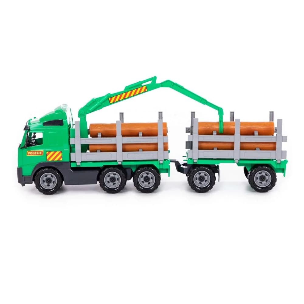 Trailer+remorca+lemne - Volvo PowerTruck, 77x19x25 cm, Wader — miniatură