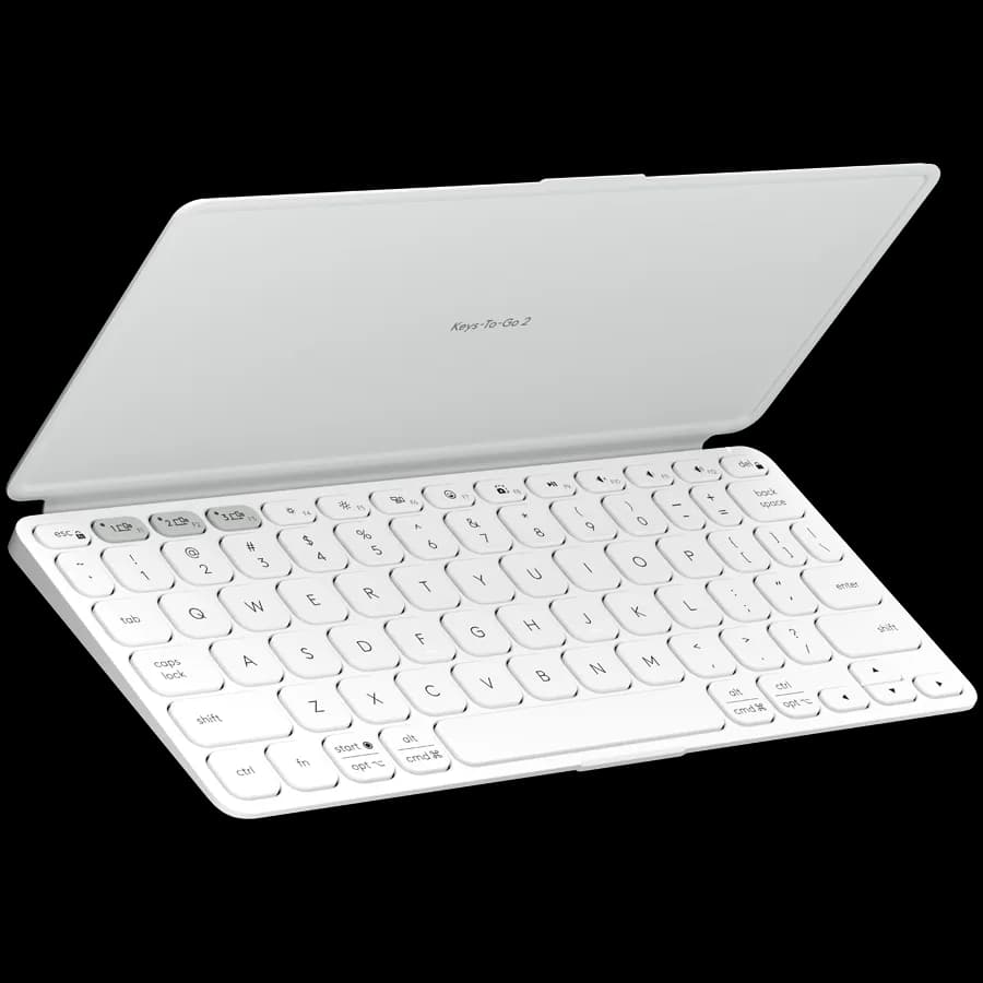 LOGITECH Keys-To-Go 2 - PALE GREY - US INTL - BT - INTNL-948 - UNIVERSAL "920-012985"