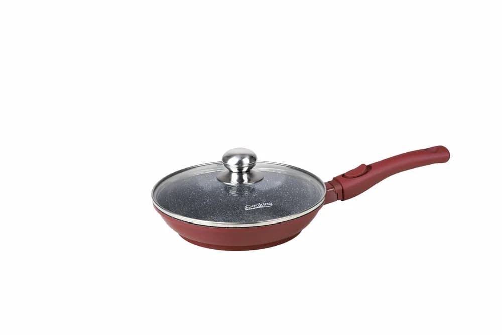 TIGAIE ALUMINIU TURNAT + CAPAC 24x4.8 CM, CALABRIA, COOKING BY HEINNER — miniatură