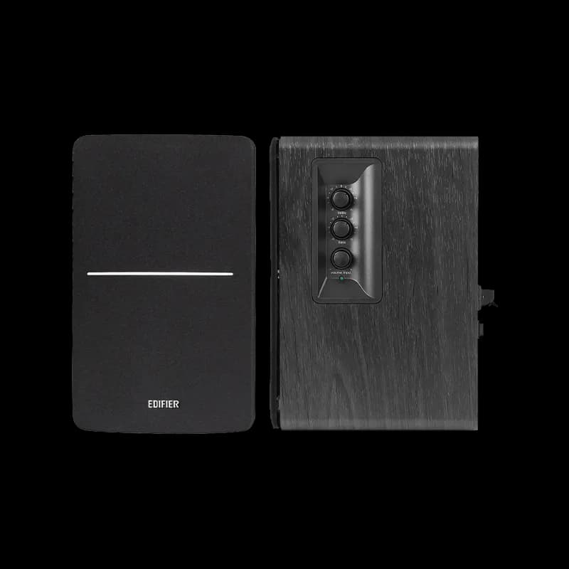 BOXE EDIFIER 2.0, RMS: 42W (2 x 21W), bluetooth, telecomanda wireless, volum, bass, treble, optical, sub-out, black, "R1280DBS-BK" — miniatură