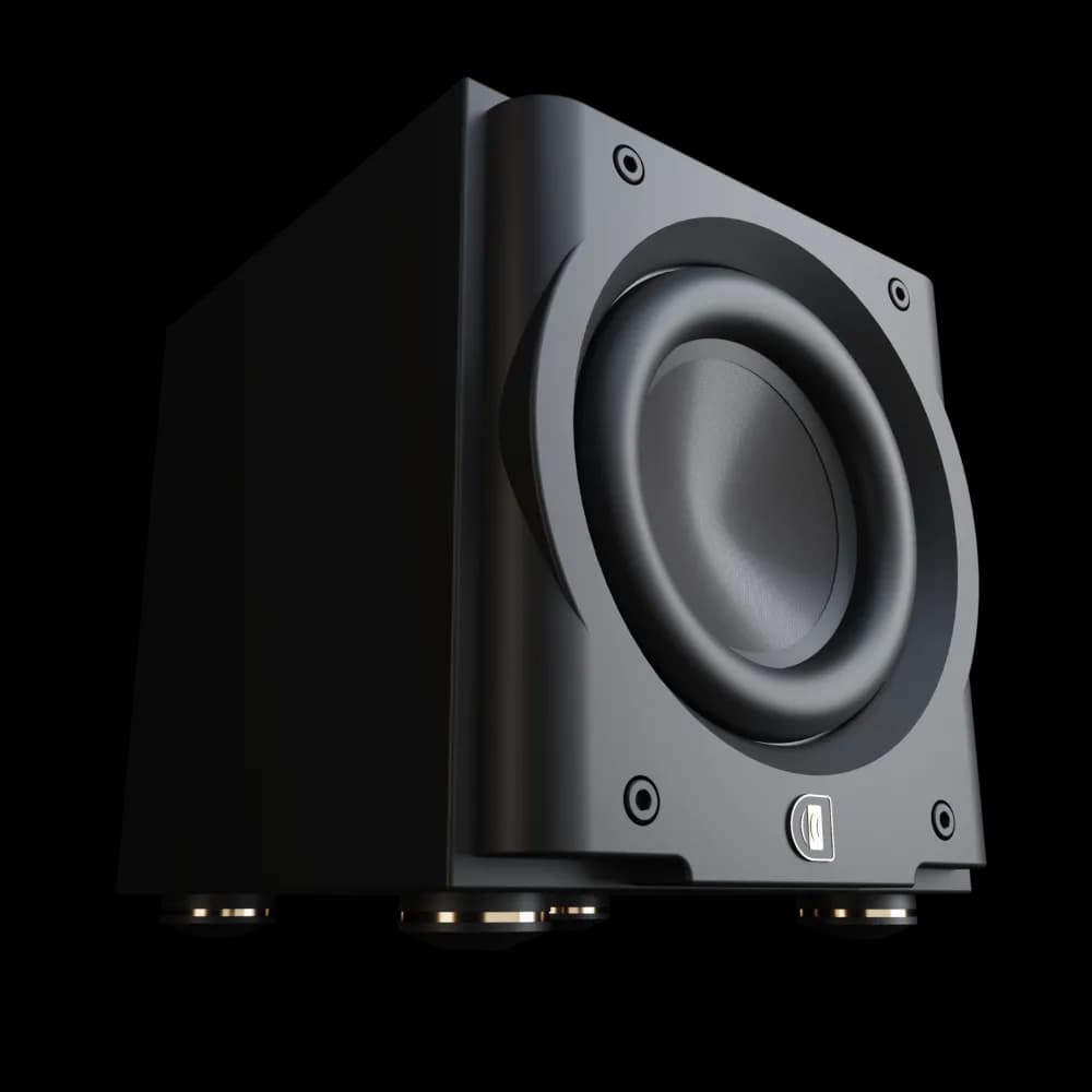 Subwoofer Perlisten R8s-MB, negru mat
