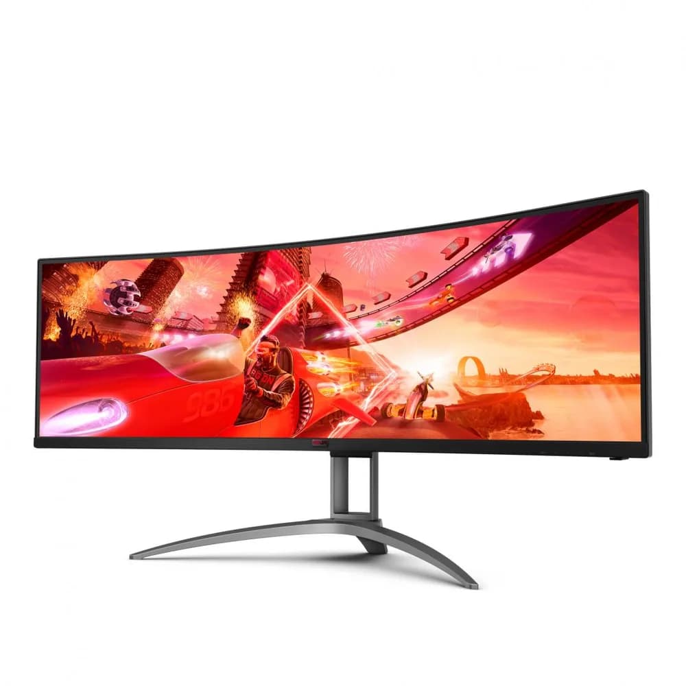 Monitor Gaming AOC AG493UCX2, 48.8", 5120 x 1440 pixeli, Black — miniatură