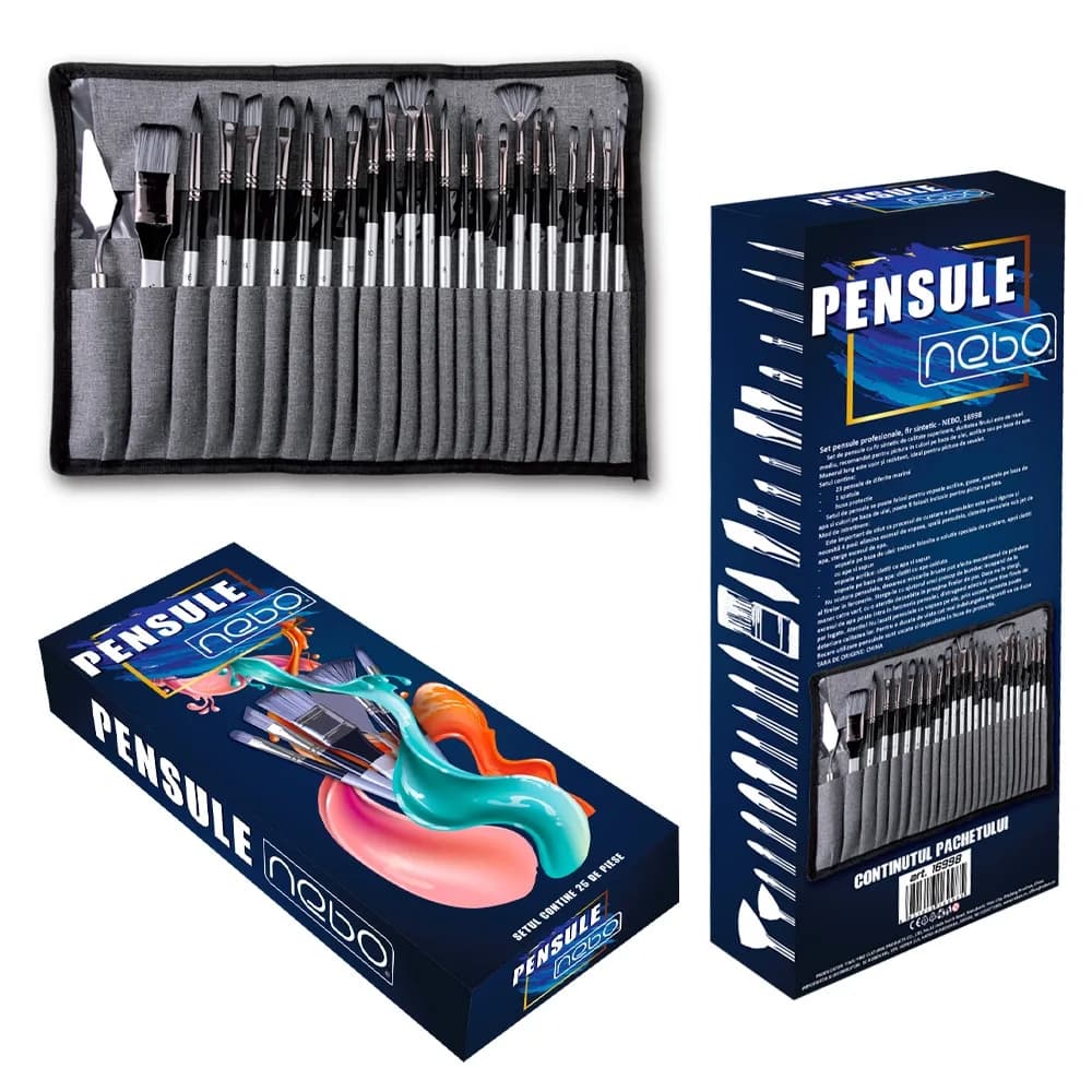 Set pensule profesionale - NEBO