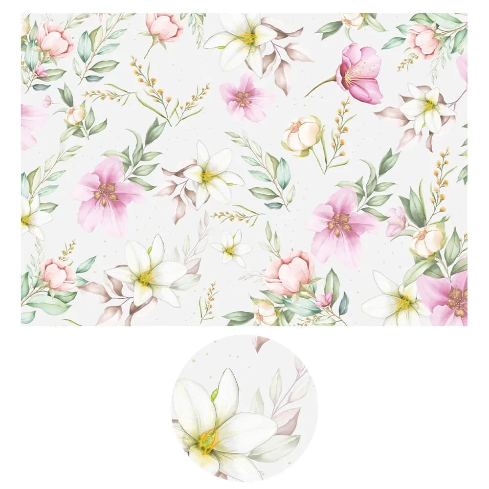 Hartie ambalaj cadouri, 80g, 70x100 cm, 100 buc/set - NEBO — miniatură
