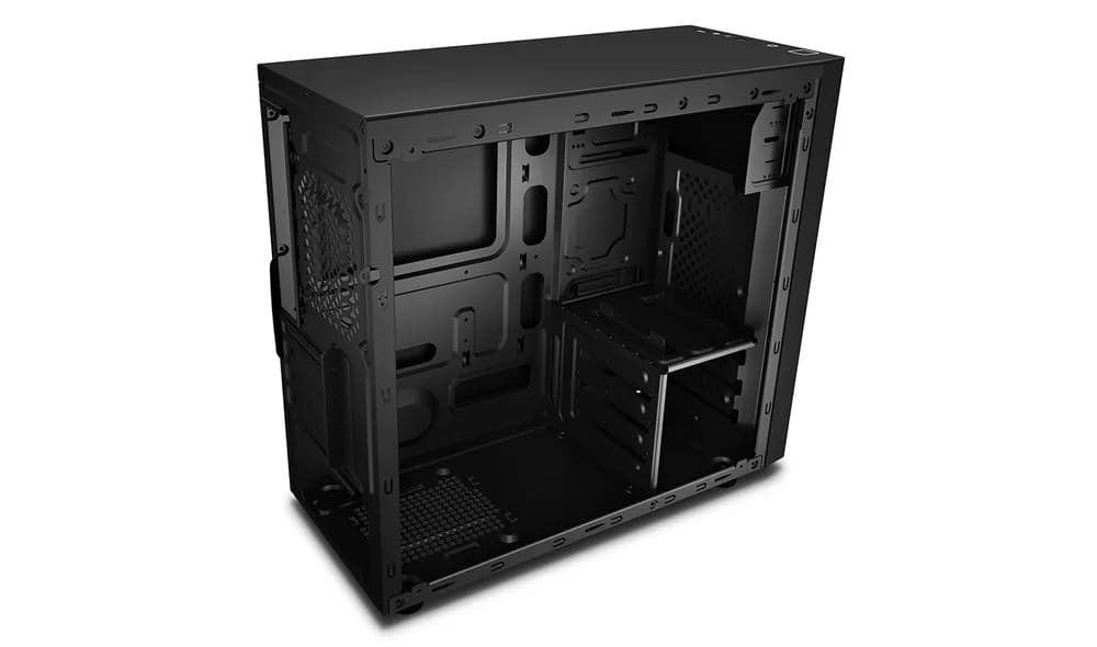 CARCASA DEEPCOOL, Mini Tower, M-ATX, fara sursa, 1 x fan, USB 3.0 x 1, USB 2.0 x 1, Jack 3.5mm x 2, negru, "MATREXX 30 SI", "DP-MATX-MATREXX30-SI" — miniatură