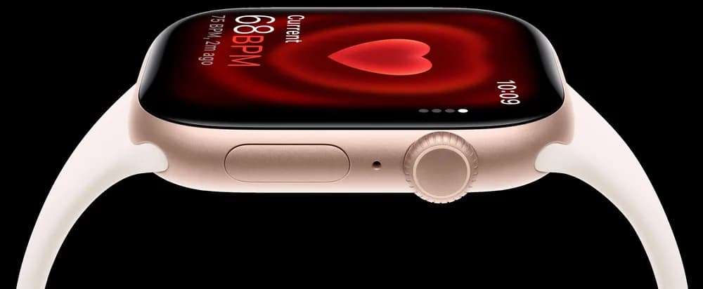 Apple Watch Series 11 GPS + Cellular 42mm Rose Gold Aluminium Case with Light Blush Sport Band - M/L — miniatură
