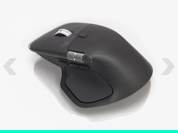 Mouse MX Master 4 - 8K DPI MagSpeed Scrolling Logi Bolt Receiver, Bluetooth Graphite "910-007617" — miniatură