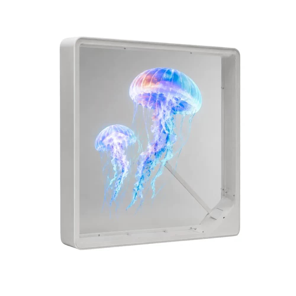 Hologramă 3D pătrată cu difuzor 42 cm — miniatură