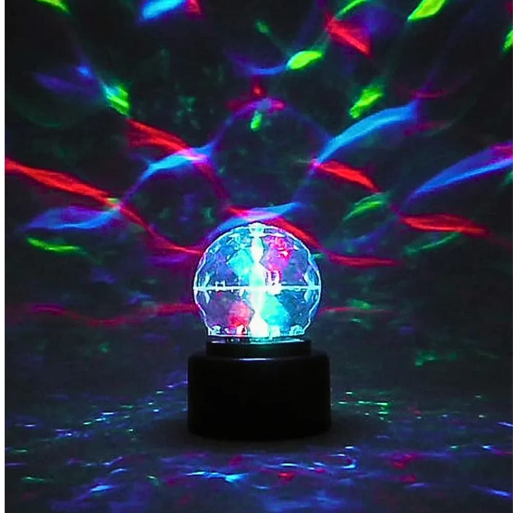 Glob disco caleidoscop rotativ — miniatură