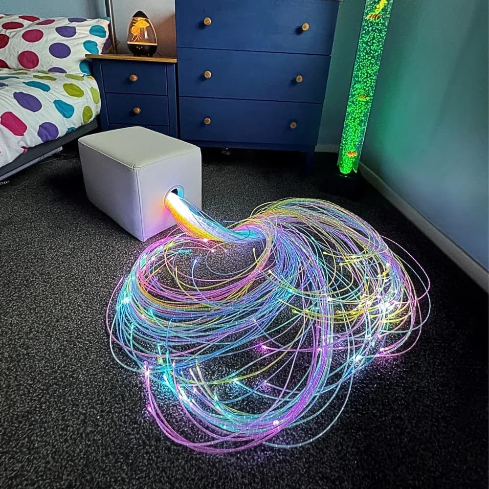 Scaun căptușit cu bordură pentru fibre optice — miniatură