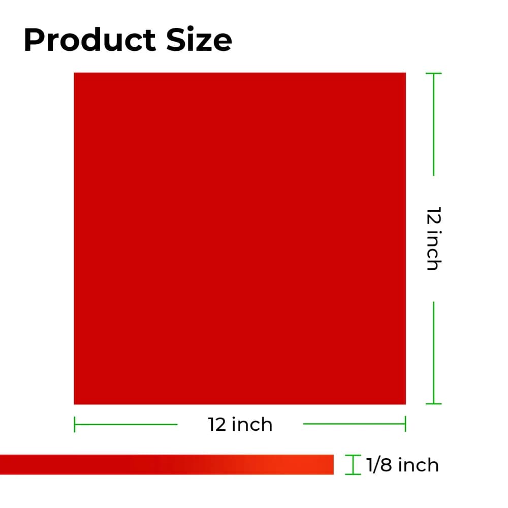 Material pentru gravare laser xTool 3 mm Red Acrylic Sheets (3-Pack)