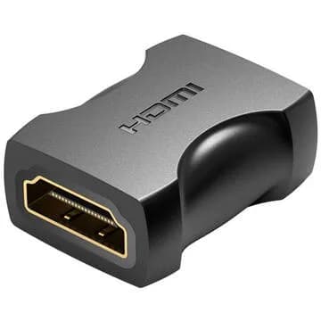 Adaptor video Vention, HDMI(M) la HDMI(M), rezolutie maxima 4K la 60Hz, conectori auriti, cupla, invelis PVC, negru, "AIRB0" - 6922794747951