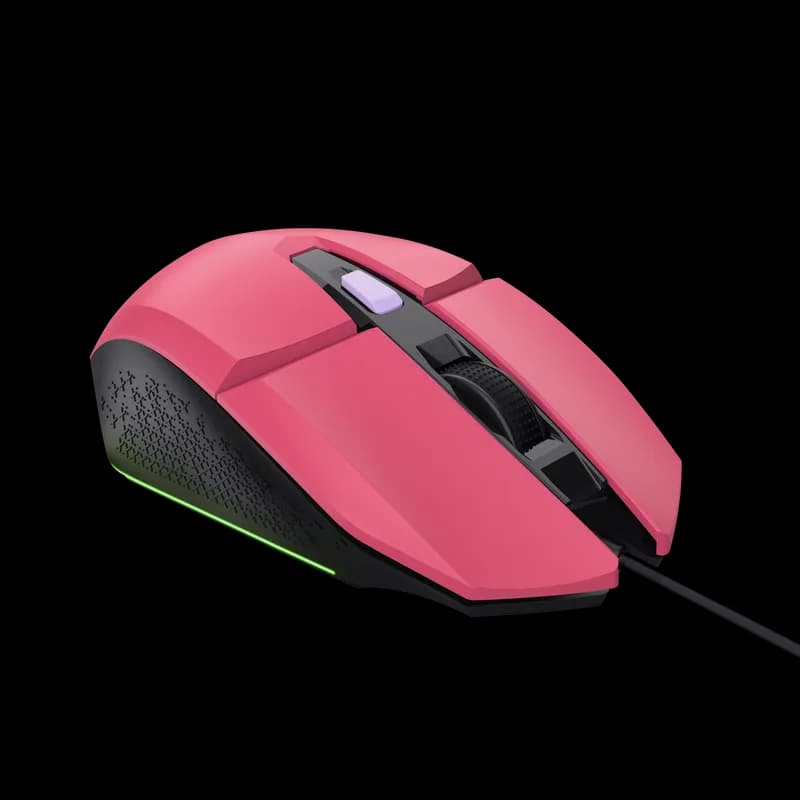 Mouse Gaming Trust GXT 109P FELOX, 6400 DPI, Roz — miniatură