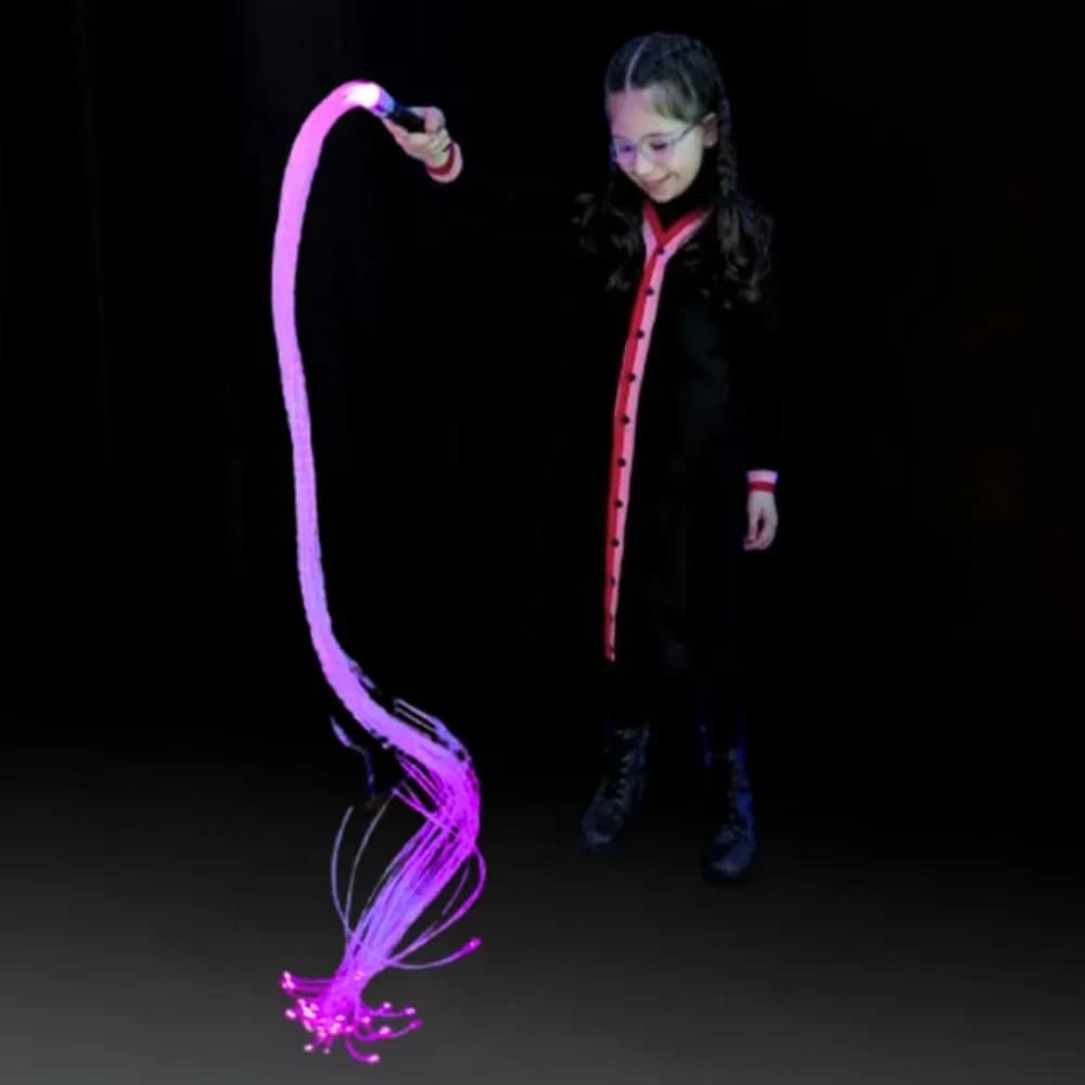 Baghetă cu fibră optică și fire luminoase, 1,5 m — miniatură