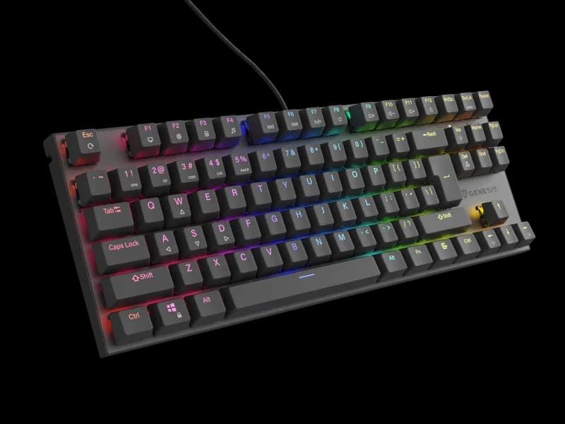 Tastatura Mecanica Gaming Genesis Thor 303 TKL, RGB, USB, negru