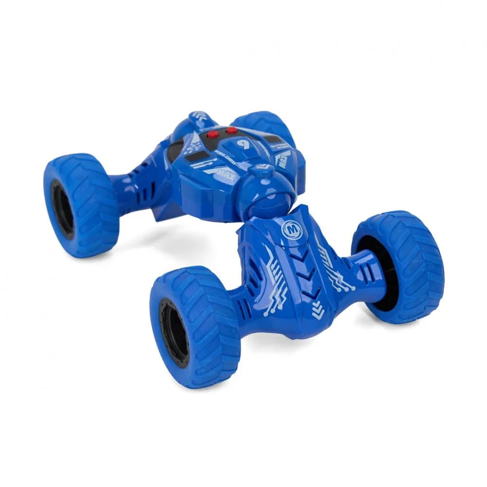 MASINA OFF-ROAD CU LUMINI SI SUNETE, MOMKI, ALBASTRU — miniatură
