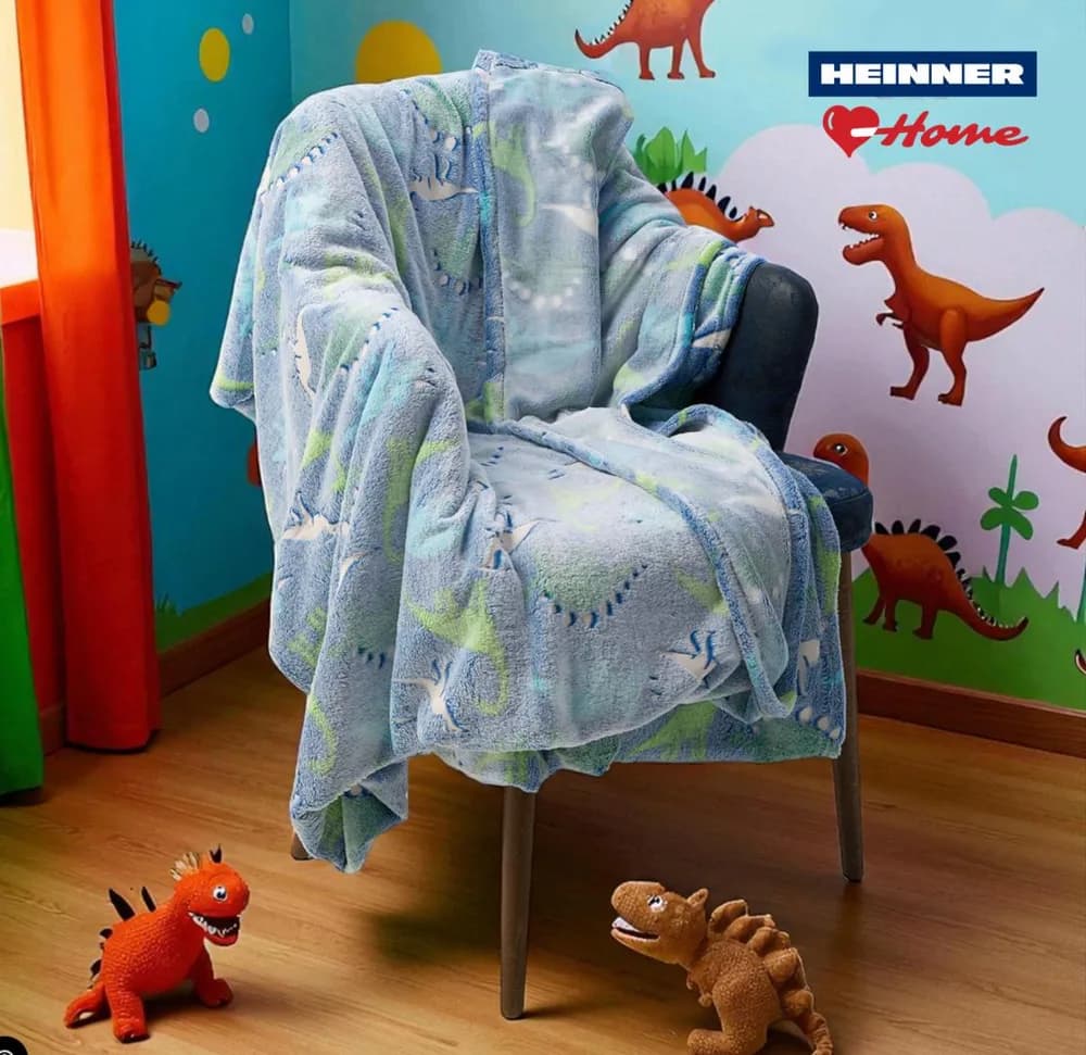 Patura model fosforescent,Dino,200x220 — miniatură