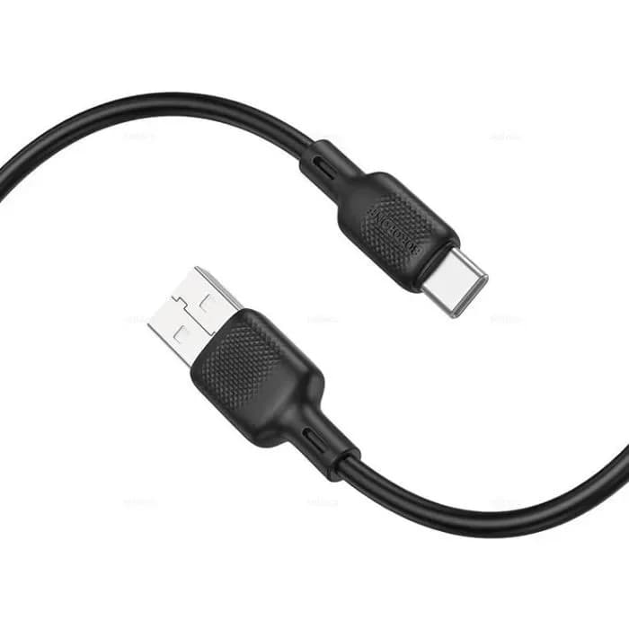 CABLU alimentare si date Borofone "BX113", Fast Charging Data Cable pt. smartphone, USB la USB Type-C, 3A, 3m, negru "6941991115554"