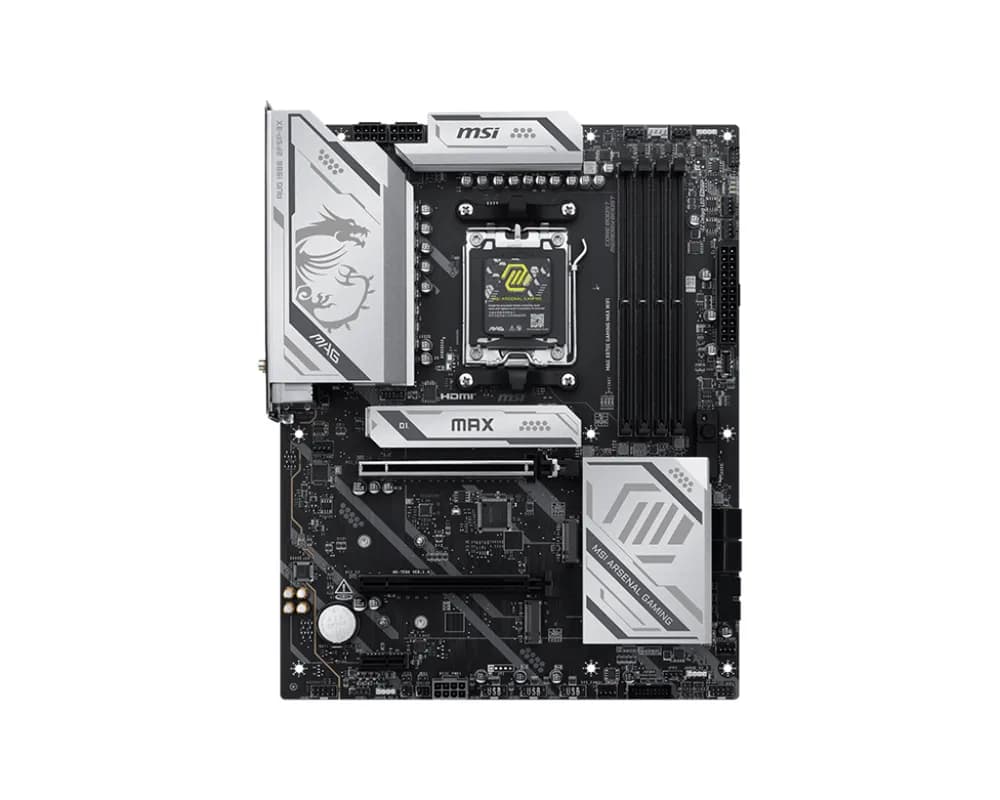 MSI MAG X870E GAMING MAX WIFI AM5 4xDDR5 ATX HDMI DP USB MB "MAG X870E GAMING MAX WIFI" — miniatură