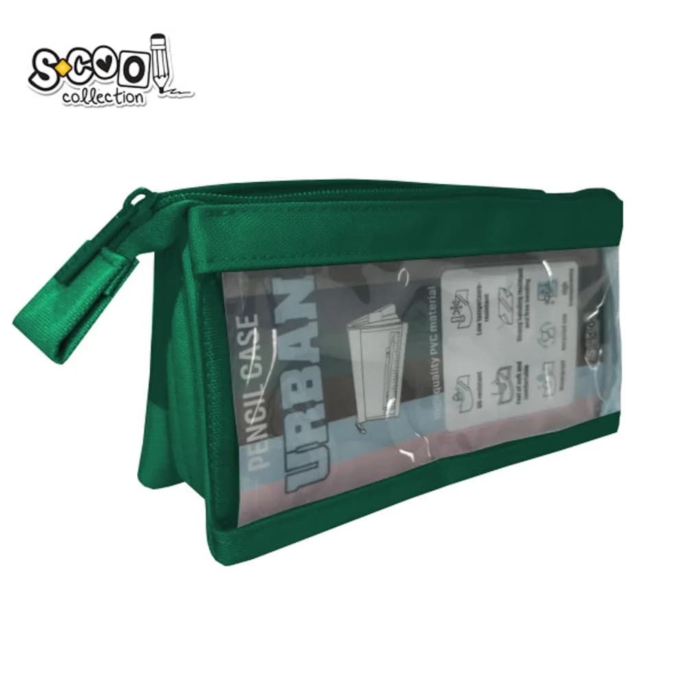 Penar borseta transparent, Urban, 20.5x8x11 cm - S-COOL — miniatură