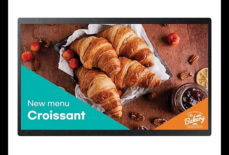 Monitor signage SAMSUNG QB24C, 24", 250nit, 16/7, FHD, 14ms, contrast static 1000:1, mătuire 25%, Tizen 7.0, MagicINFO, stocare 8GB. Temperature sensor, auto source switching & recovery, Button Lock, Hot key option, Plug&Play. Conectivitate: WiFi, BT, 1xHDMI1.4, HDCP2.2, 1xUSB2.0, 1xLAN, 1xRS232C