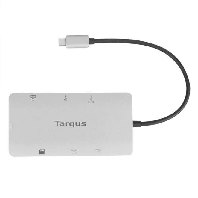Hub USB TARGUS DOCK423EU USB-C, 5 porturi, HDMI, RJ-45, Gri — miniatură