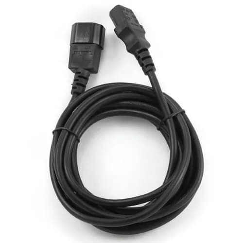 CABLU alimentare GEMBIRD 5m, intrare C13, iesire C14, 10A, 3x1mm3, black, "PC-189-075-5M" — miniatură