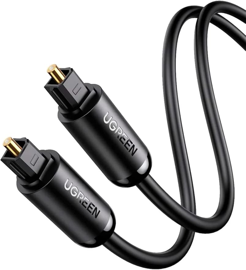 CABLU audio Ugreen, "AV122" optic Toslink(T) la Toslink(T), 1m, conectori auriti, negru "70890" - 6957303878901