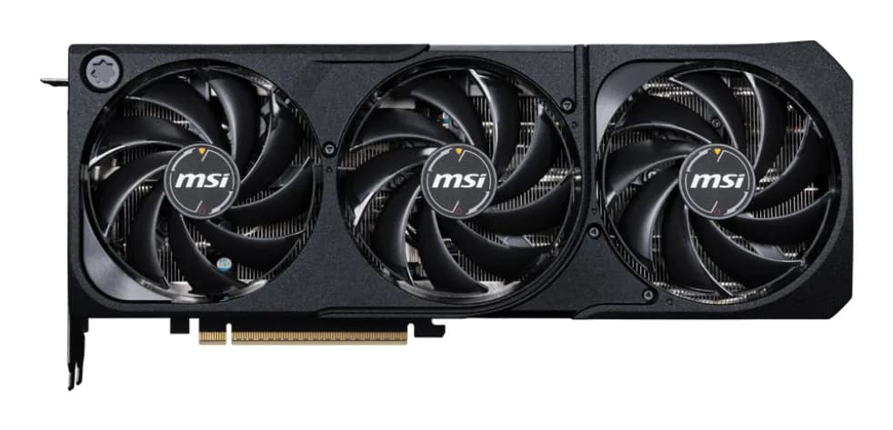 MSI Video Card Nvidia GeForce RTX 5070 TI 16G SHADOW 3X OC (16GB GDDR7/256bit, PCI-E Gen5, 3x DP 2.1, 1x HDMI 2.1, 1x 16-pin Power Connector, Retail) "RTX 5070 TI 16G SHADOW 3X OC" — miniatură