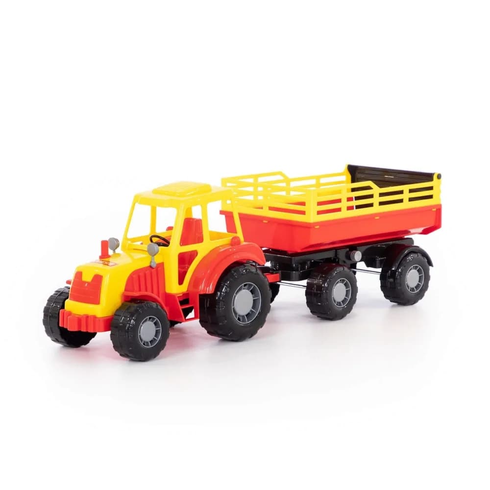 Tractor cu remorca - Altay, 57x17x18 cm, Polesie — miniatură