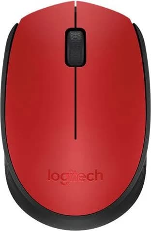 MOUSE LOGITECH, "M171", PC sau NB, wireless, 2.4GHz, optic, 1000 dpi, butoane/scroll 3/1, rosu, "910-004641"