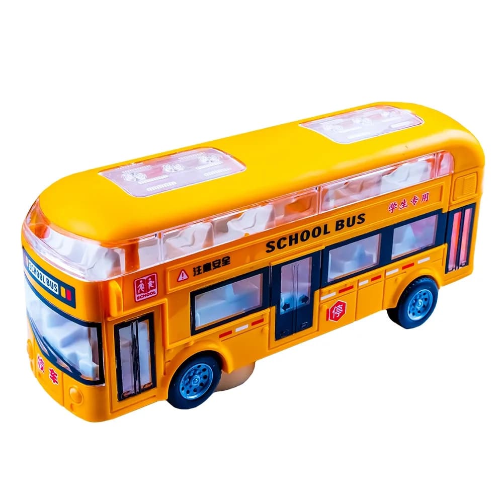 Autobuze cu baterii, 6 buc/set — miniatură