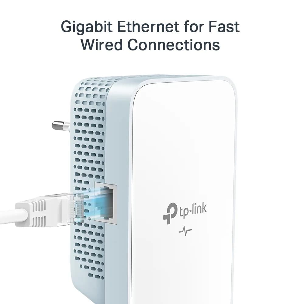 KIT ADAPTOR + Amplificator POWERLINE. AV1000 Gigabit AC, TP-LINK "TL-WPA7517 KIT" — miniatură