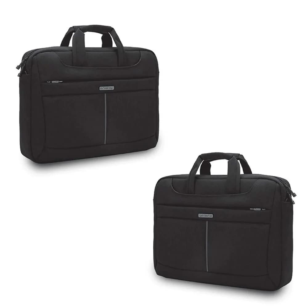 Geanta laptop, neagra, 40x8x32 cm - OFFISHOP — miniatură