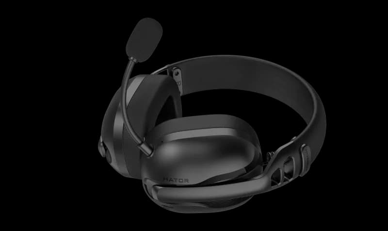 Casti Gaming Head-band HATOR Hyperpunk 3 Wireless, Wireless/Wired, noise-canceling, Negru