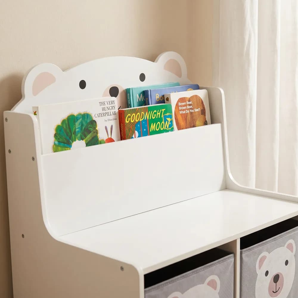 Bancuta cu spatiu de depozitare jucarii si carti Bear, U-Grow — miniatură
