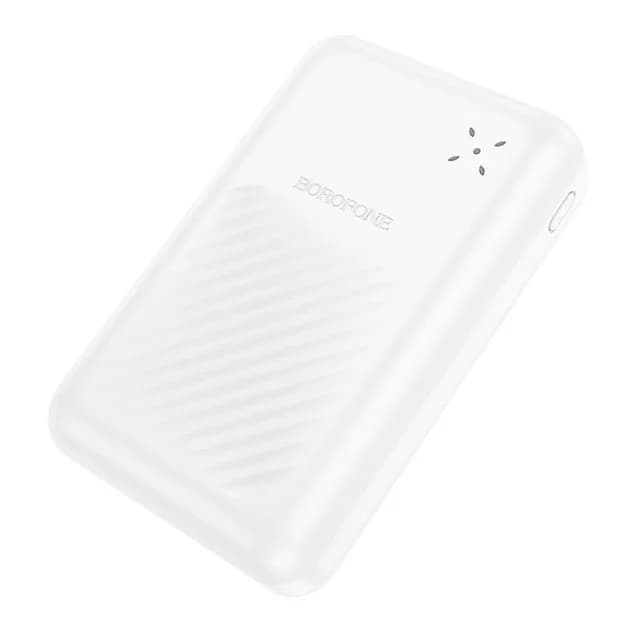 POWER BANK Borofone "BJ30A", 20000mAh, 22.5W, 2 x USB; 1 x USB Type-C, total 5V/2A, alb "6941991118296"