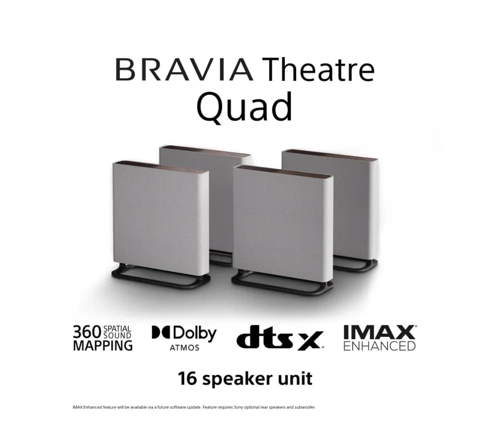 Sistem Home Theatre Sony BRAVIA Theatre Quad HT-A9M2, 4.0.4ch, 504W, Wi- Fi, Bluetooth, 360 Spatial Sound Mapping, Dolby Atmos, Gri — miniatură