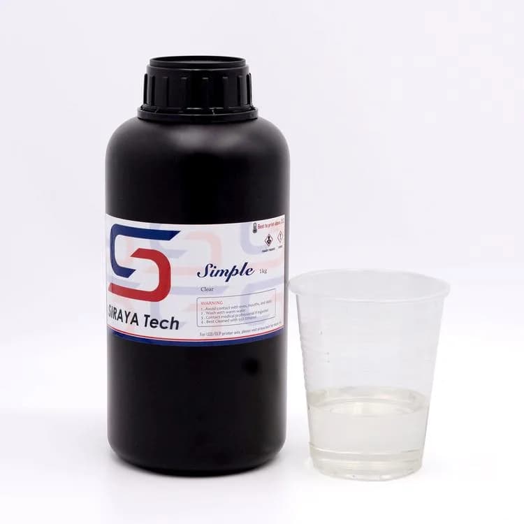 Accesoriu imprimantă 3D Siraya Tech Simple – 1 kg – Clear — miniatură