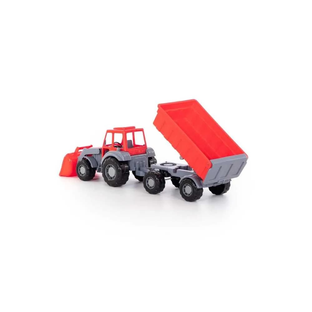 Tractor cu remorca si incarcator - Altay, 67x17x18 cm, Polesie — miniatură