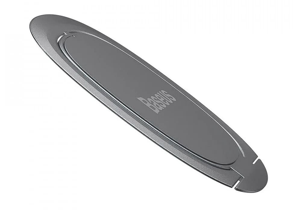 SUPORT Telefon Baseus Invisible, inel metalic pentru o prindere sigura si suport orizontal telefon, pliere 180 grade, grosime 2.1mm, aluminiu "SUYB-0S" - 6953156222991 — miniatură