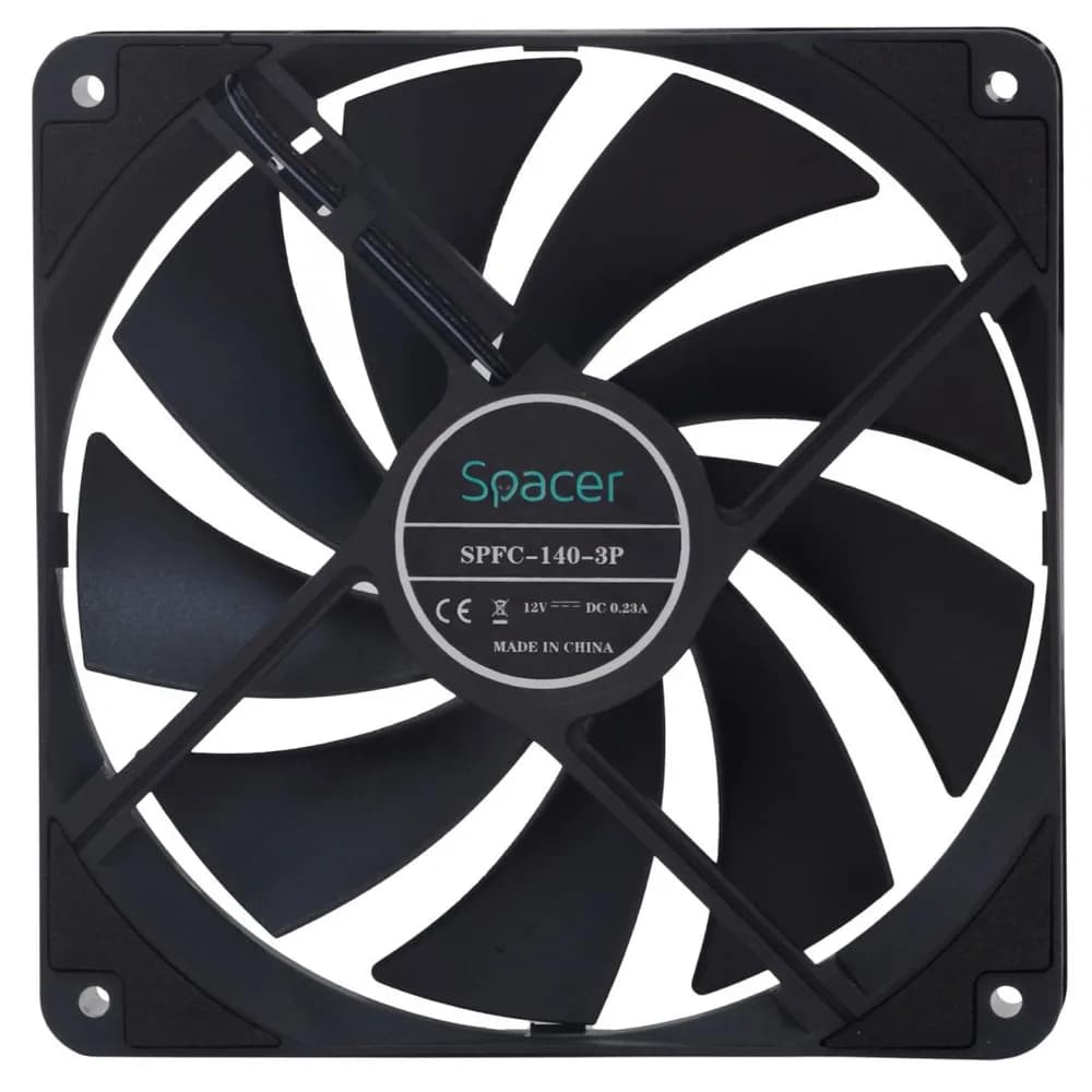 Ventilator Carcasa SPACER SPFC-140-3P, 14 cm, 1400 RPM