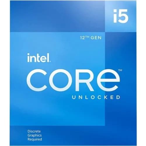 CPU INTEL i5-12600KF, skt LGA 1700, Core i5, frecventa 3.7 GHz, turbo 4.9 GHz, 10 nuclee, putere 125 W, "BX8071512600KFSRL4U" — miniatură