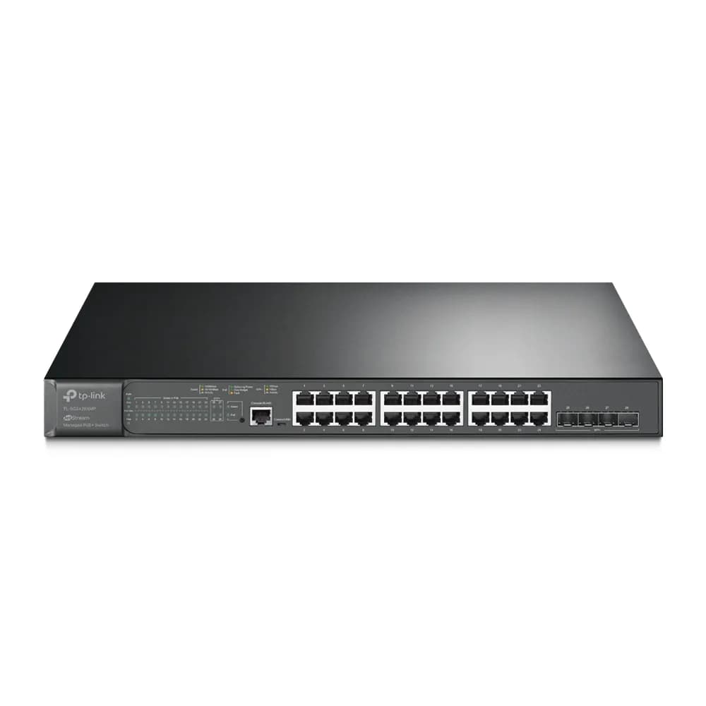 Switch cu management L2 TP-Link POE, 24 Porturi Gigabit, 4 x SFP+ Gigabit "TL-SG3428XMP"